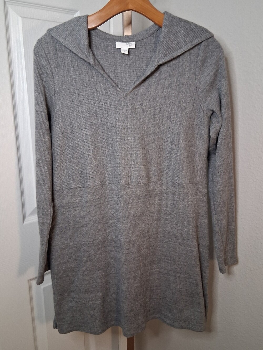 J. Jill Gray Hooded Sweater XS